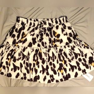 Hibluco animal print mini skirt. Size M